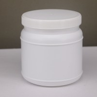 White Yellow Large Size Food Good Grade HDPE Powder Jar