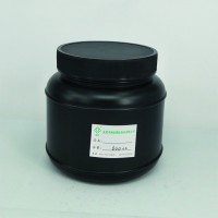 Black 600ml HDPE Protein Powder Jar for Health Care