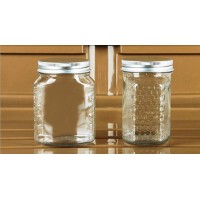 PET Food Grade Clear Plastic Food Candy Honey Jar/bottle with Lid 220ml